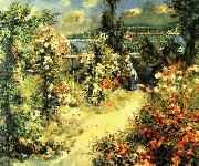 Pierre Renoir Greenhouse painting